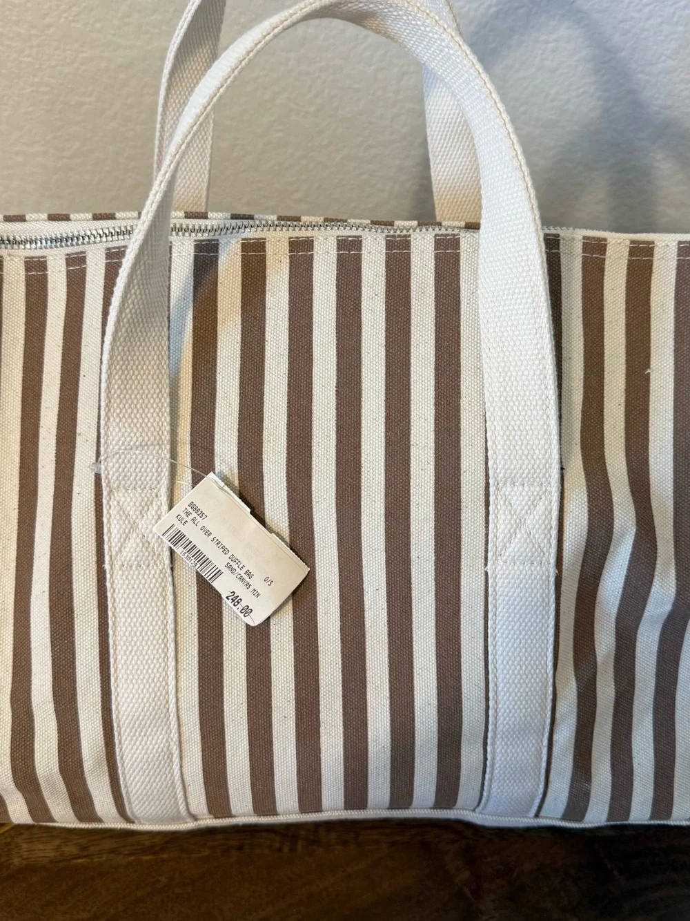 KULE The All Over Striped Duffle Bag